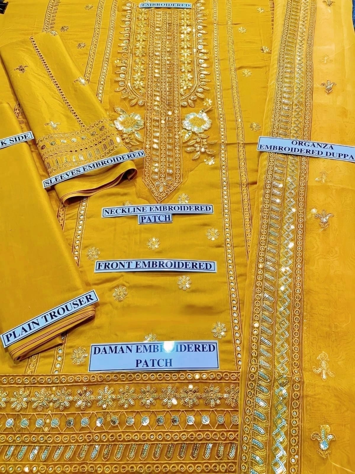 Sobia Nazir # 185 - 01 | 3PC Luxury Lawn | Sequence Organza Embroidered Dupatta