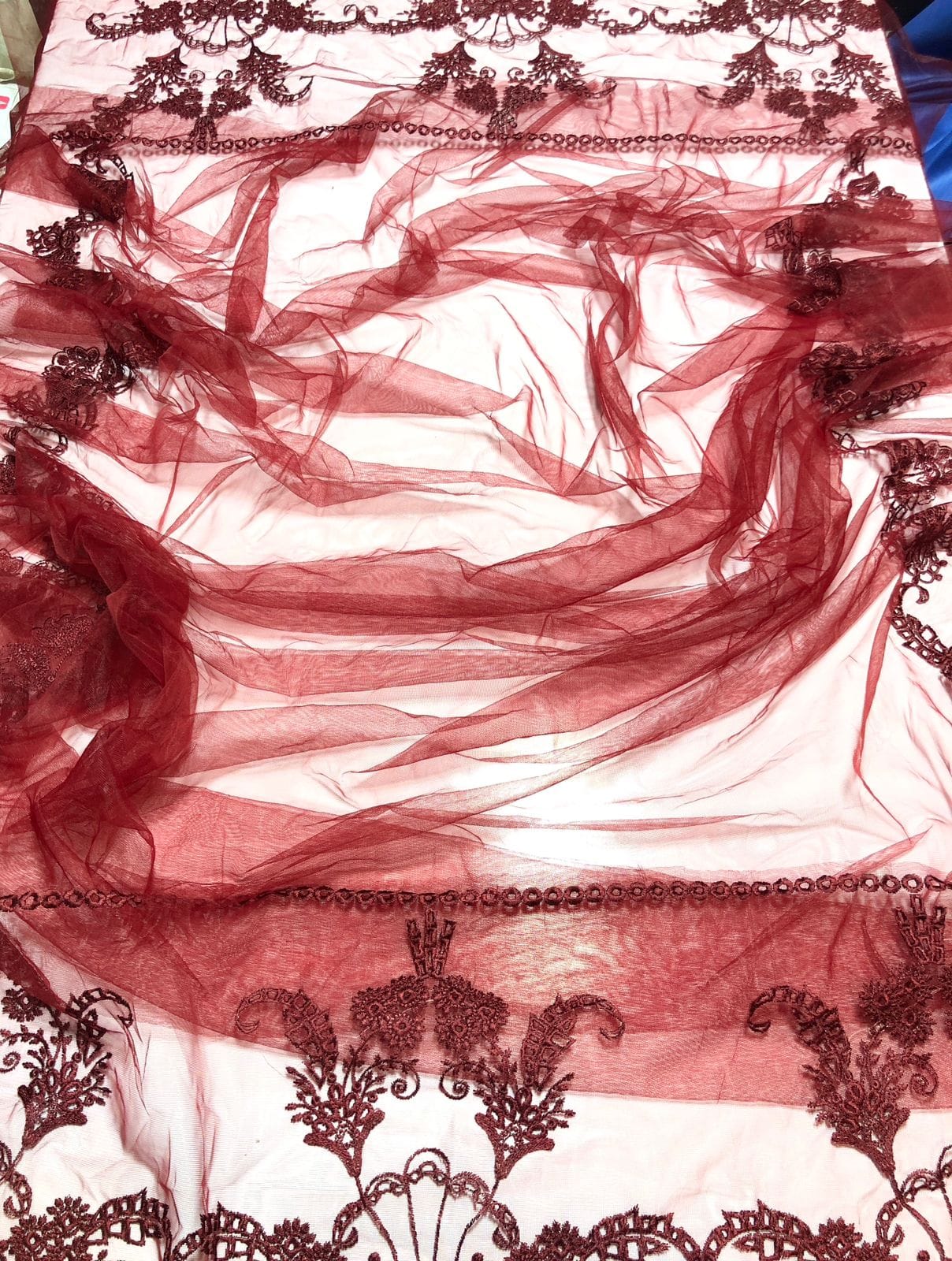 Qalamkar D # 226 - 01 | 3PC Luxury Lawn | Embroidered Khaddi net Duppata