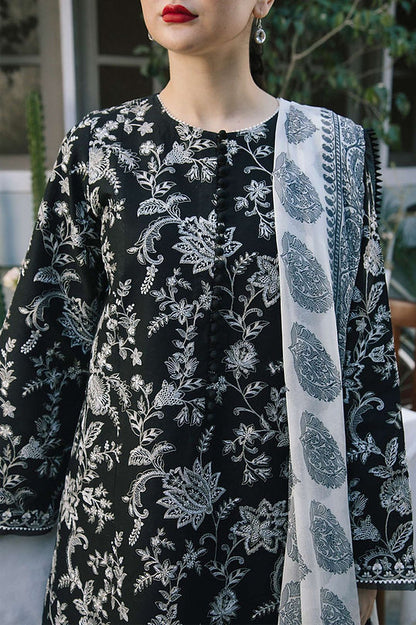 Coco By Zara Shahjahan D # 188 - 01 | 3PC Luxury Dhanak | Digital Printed Twill Pashmina Wool Shawl