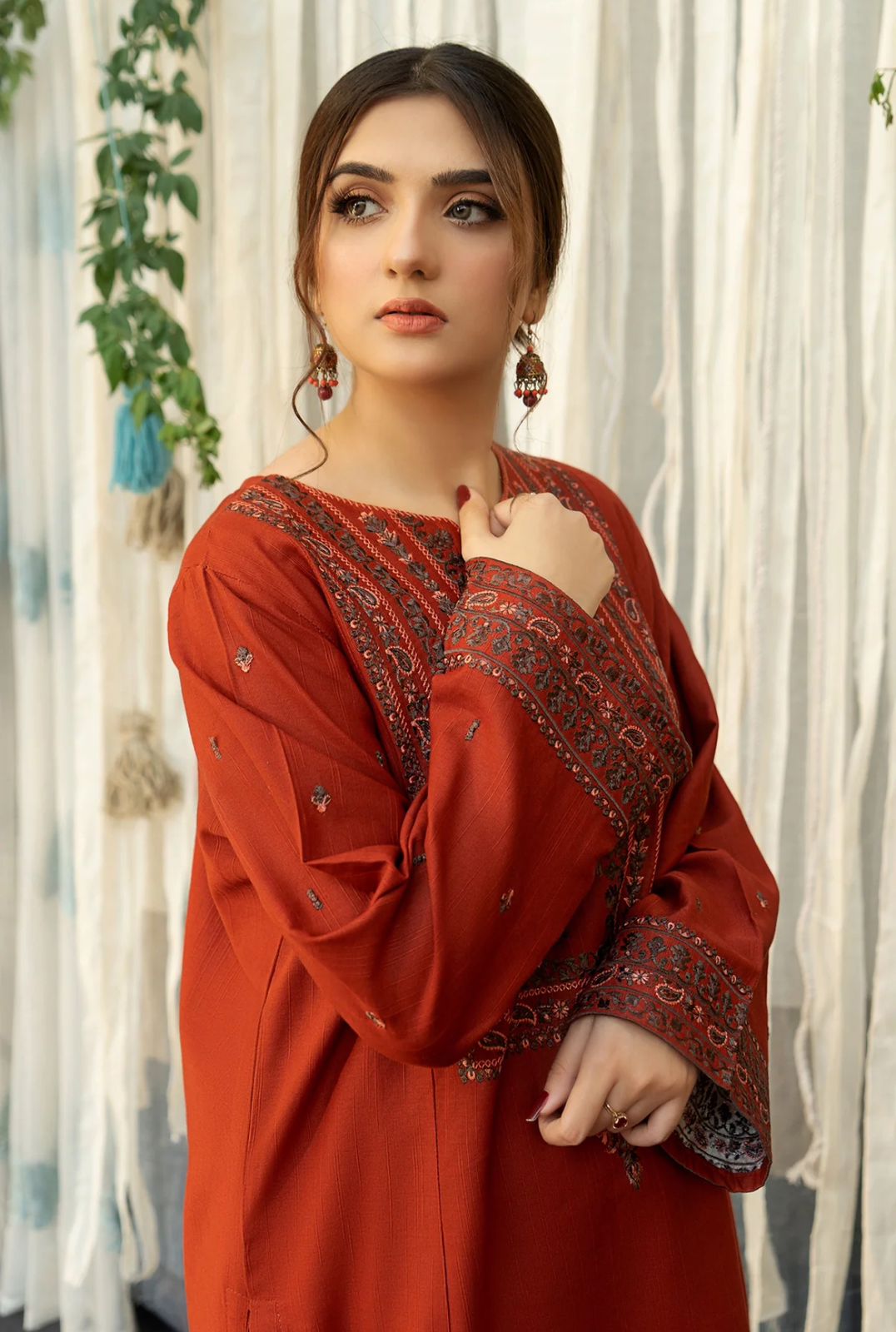 Urge D # 225 - 02B | 3pc Heavy Dhanak with Digital Printed Wool Shawl