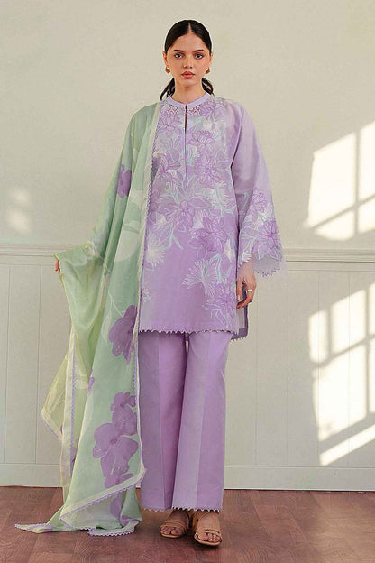 Zara Shahjahan D # 84 - 01 | 3PC Luxury Dhanak | Dhanak Shawl