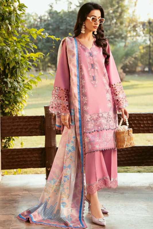 Bin Ilyas D # 204 - 01 | 3PC Luxury Dhanak | Digital Printed Twill Pashmina Wool Shawl