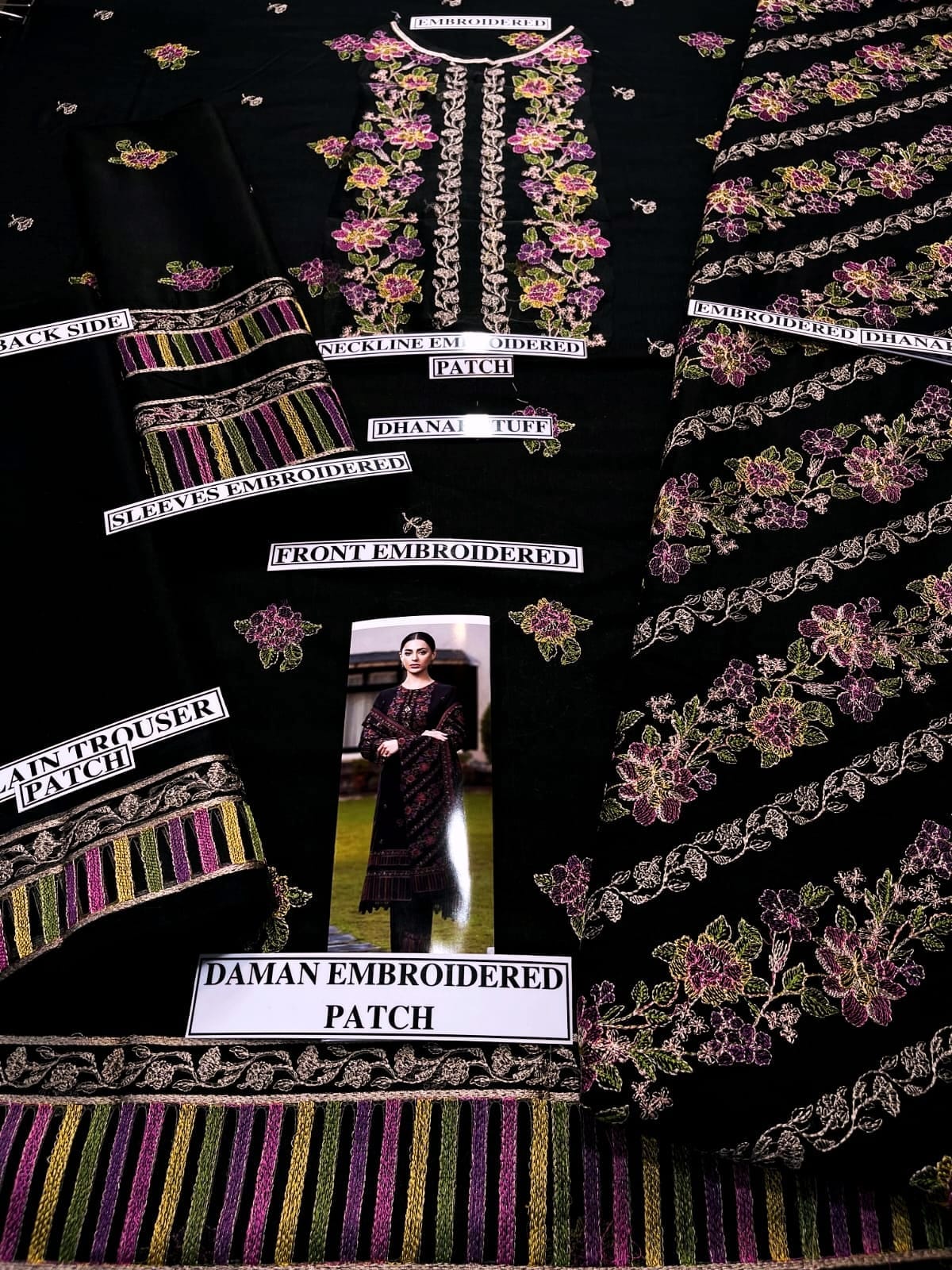 Bareeze D # 114- 01| 3PC Luxury Dhanak | printed wool Shawl