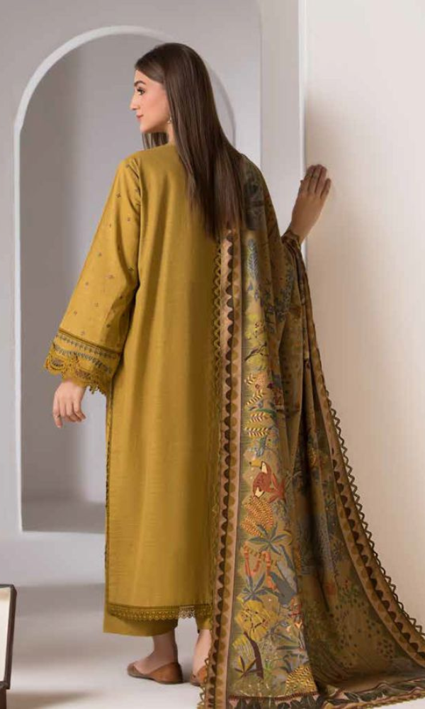 Sobia Nazir D # 112-01| 3PC Luxury Dhanak | Embroidered Dhank Shawl