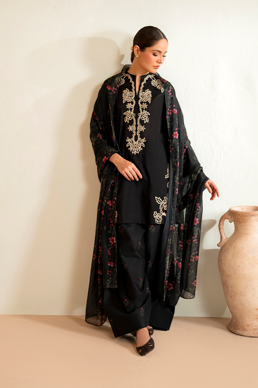 Laam D # 210 - 01 | 3PC Luxury Dhanak | Digital Wool Shawl