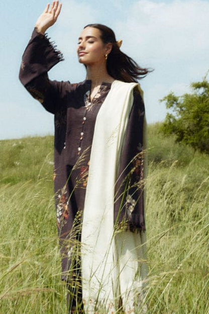 Coco by zara Shahjahan # 148 - 01| 3PC Luxury Dhanak |printed Shawl