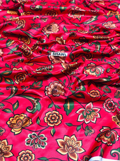 Coco by zara Shahjahan # 147 - 01| 3PC Luxury Dhanak |printed Shawl