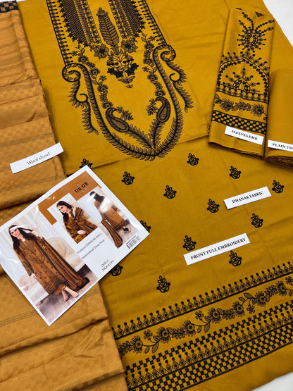 Urge B D # 31 - 01 | 3PC Luxury Dhanak | Dhanak Digital wool Shawl