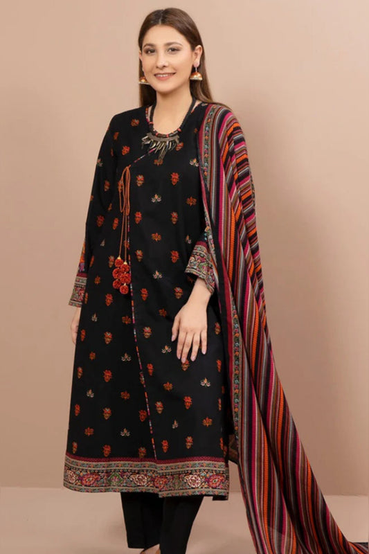 Bareeze D # 116- 01| 3PC Luxury Dhanak | printed wool Shawl