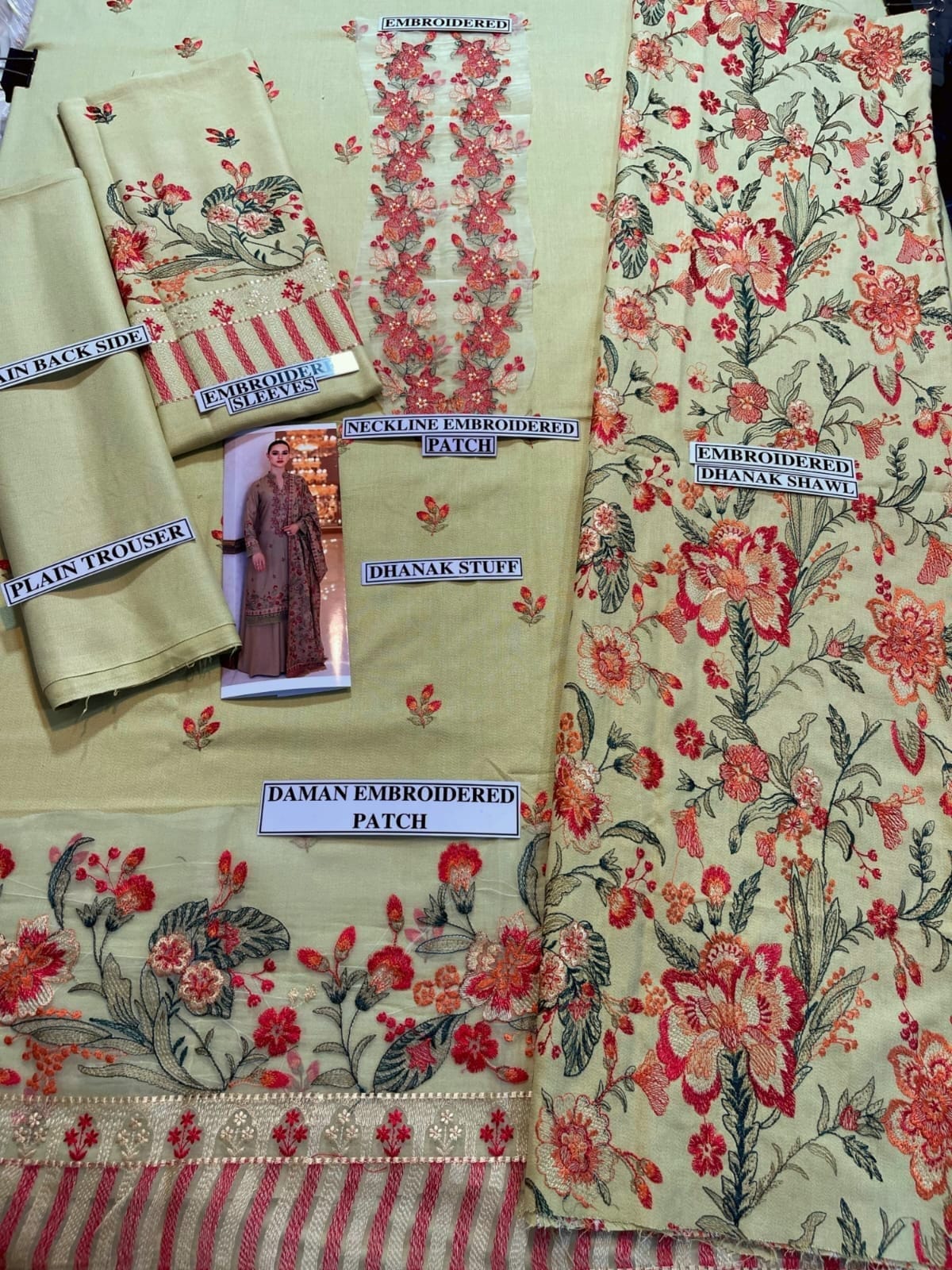 Bareeze D # 115- 01| 3PC Luxury Dhanak | printed wool Shawl