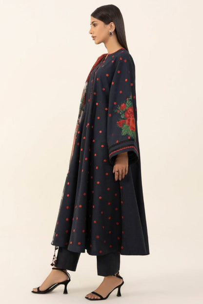 Sapphire D#140- 1|3PC Dhanak| Digital printed Twill pashmina wool shawl