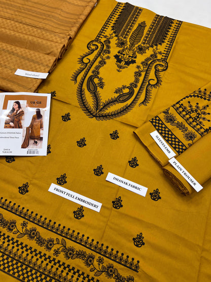 Urge B D # 31 - 01 | 3PC Luxury Dhanak | Dhanak Digital wool Shawl