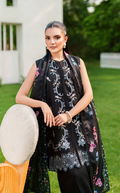 Asifa & Nabeel  D # 193 - 01 | 3PC Luxury Dhanak | Printed Wool Shawl