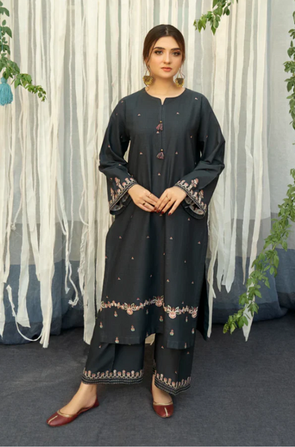 Urge D # 19 - 01 | 3PC Luxury Dhanak | Culture wool Print shawl