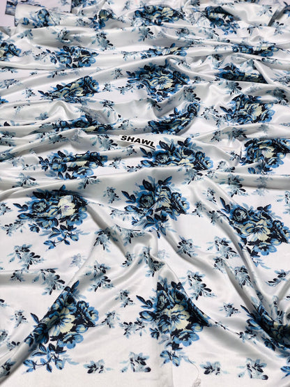 Coco by Zara Shahjahan D # 126- 01| 3PC Luxury Dhanak | print twill Pashmina wool shawl