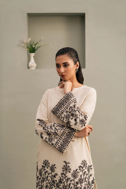 Batik D # 46 - 01 | 3PC Luxury Dhanak | Dhanak Embroidered Duppata