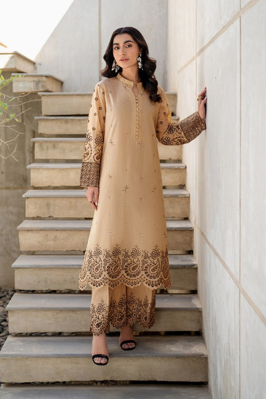 Urge D # 255 - 01 | 2PC Luxury Lawn  | Trouser Embroiderd