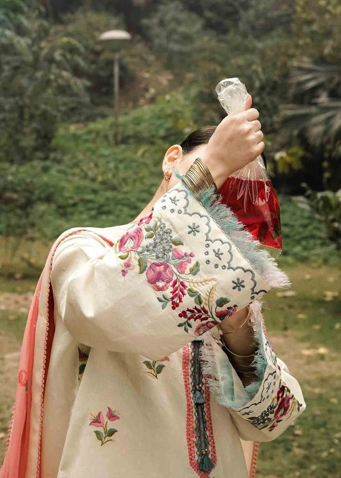 Coco By Zara Shahjahan D # 98 - 01 | 3PC Luxury Dhanak | Digital Printed Twill Pashmina Wool Shawl