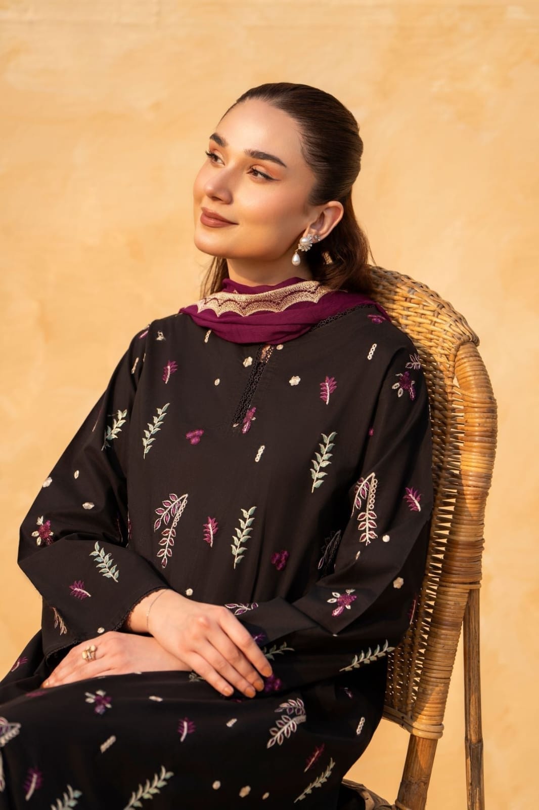 Lazuli| 167- 01 3PC Luxury Dhanak| Digital Printed Twill Pashmina shawl