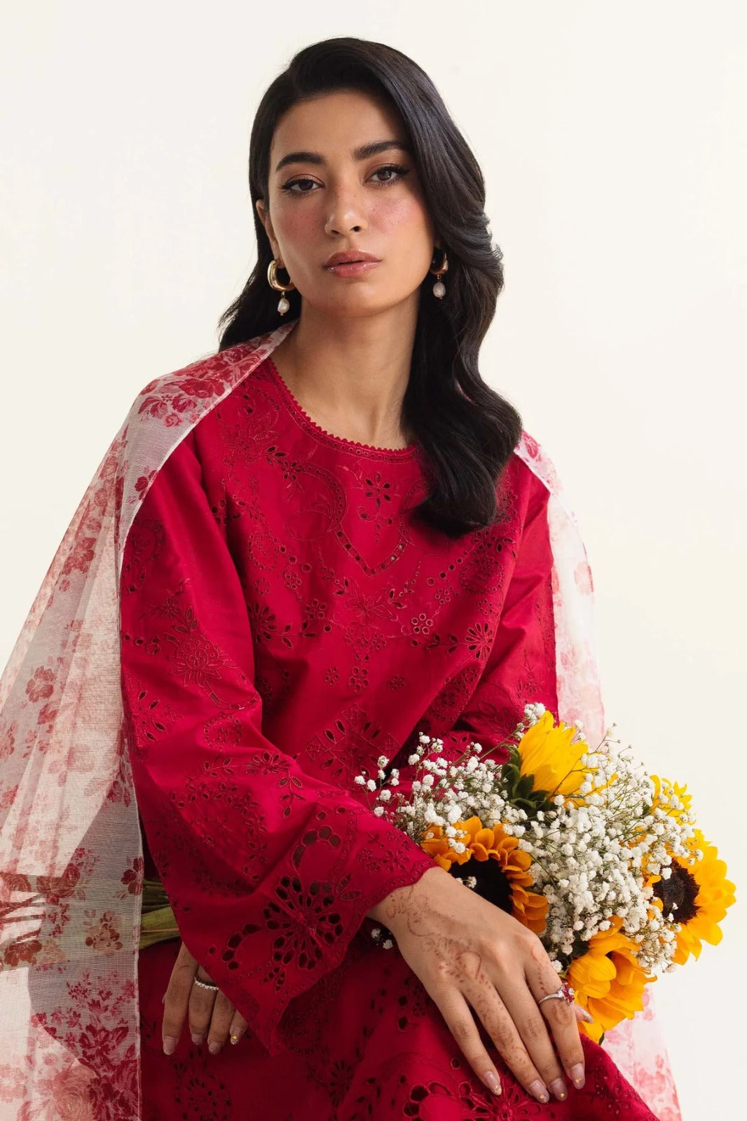 Coco by Zara Shahjahan D # 127- 01| 3PC Luxury Dhanak | print twill Pashmina wool shawl